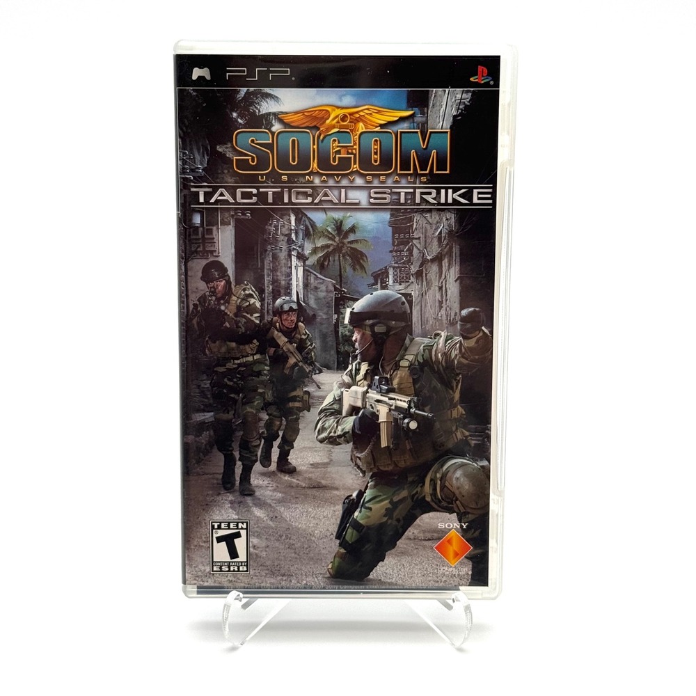 SOCOM US Navy Seals Tactical Strike PSP CIB Sony PlayStation Portable Game